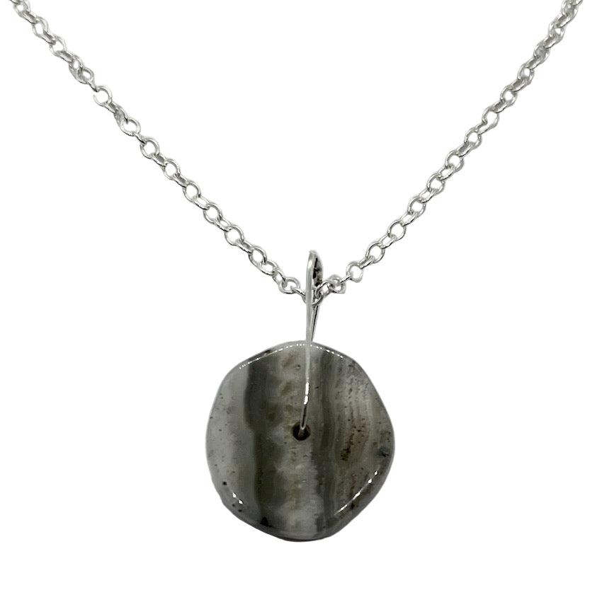 Kanndir Grey Agate pendant
