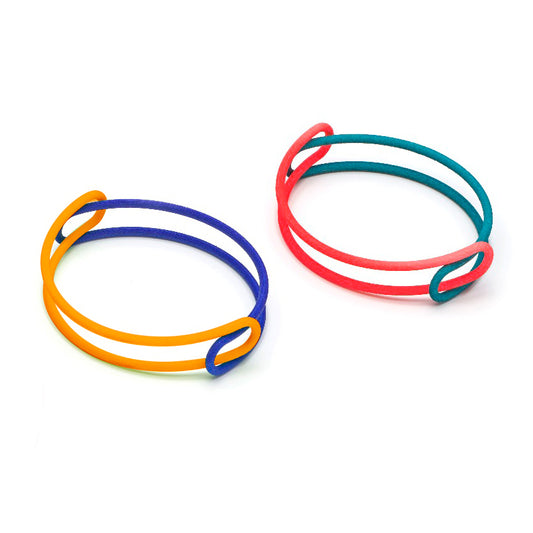 Loop Bangle set of 4 nylon halves